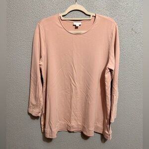 J Jill coral dust pima cotton tunic size x large